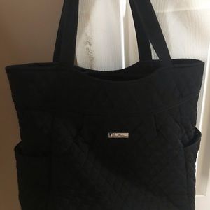 Vera Bradley tote bag with zipper